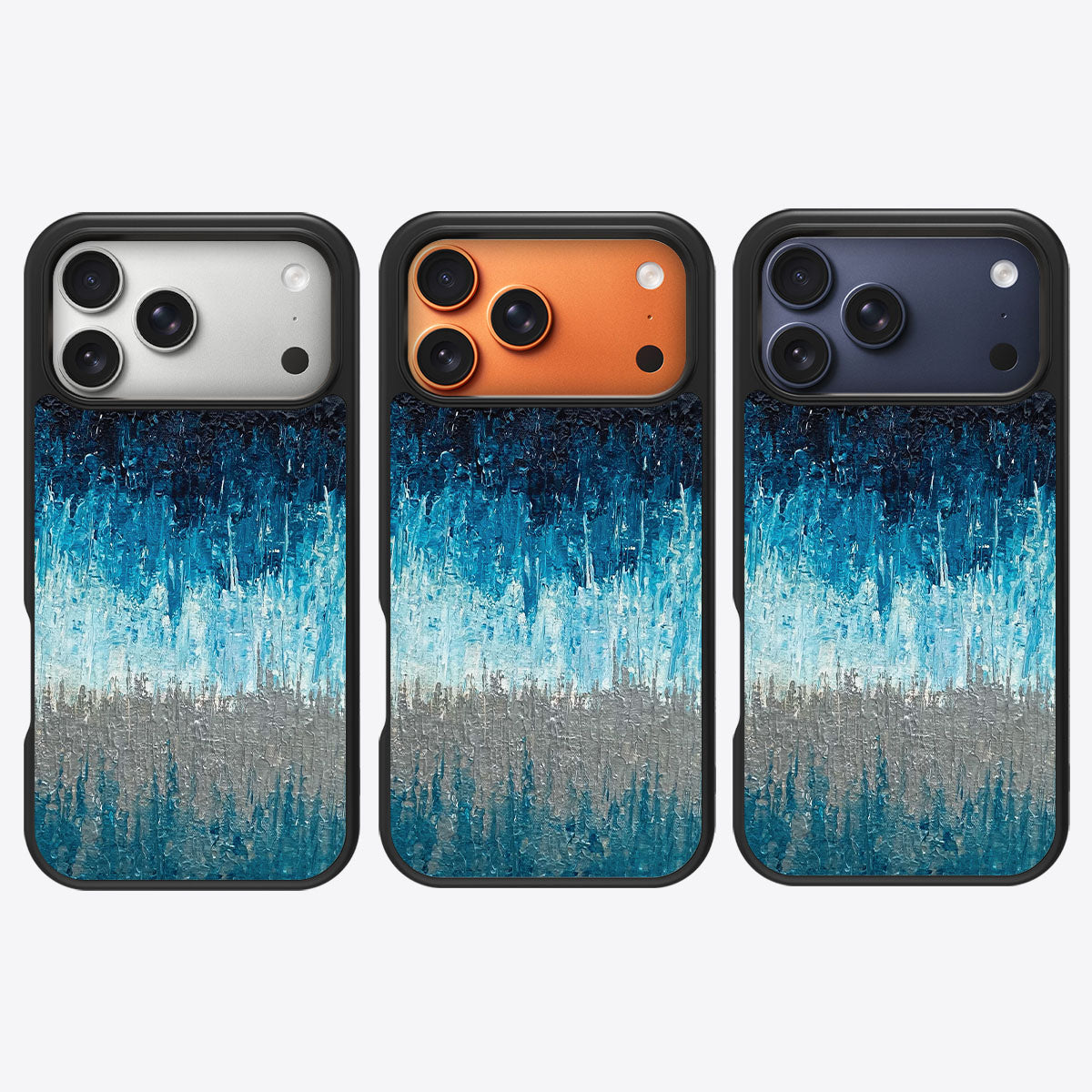 Impasto Tides - iPhone 17 Pro Max Case #case type_core (magsafe), #case type_core (non magsafe)