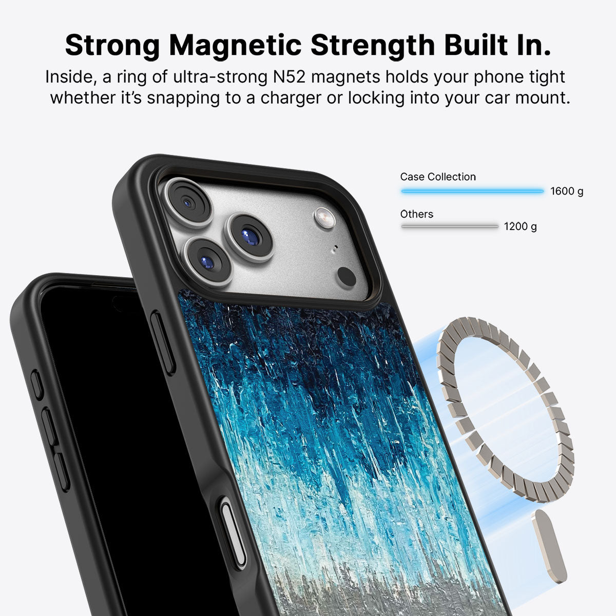 Impasto Tides - iPhone 17 Pro Max Case #case type_core (magsafe)