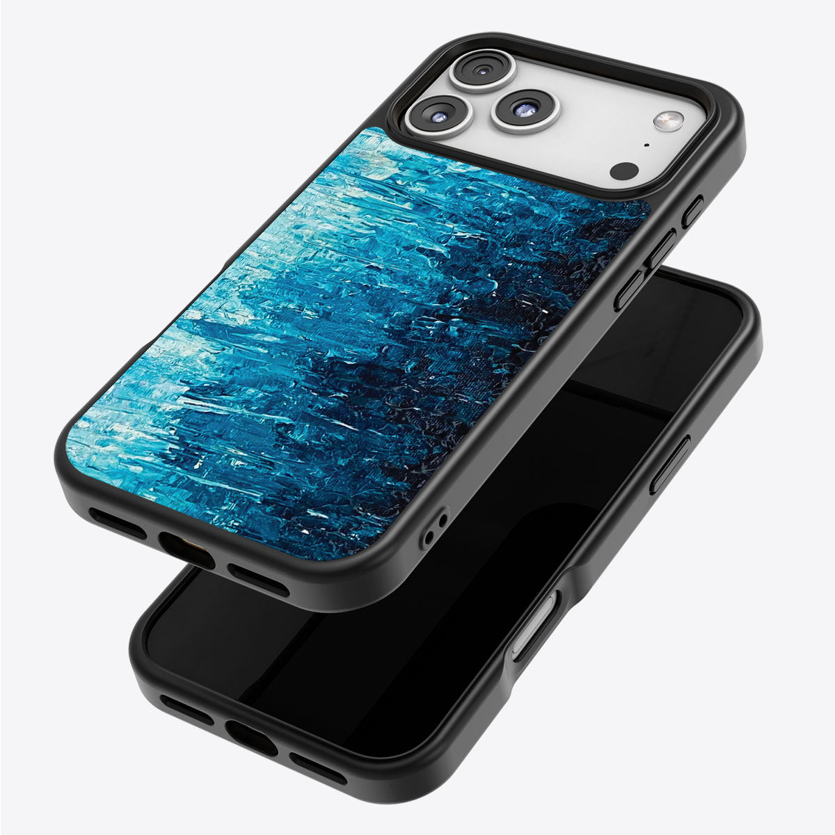 Indigo Impasto - iPhone 17 Pro Max Case #case type_core (magsafe), #case type_core (non magsafe)