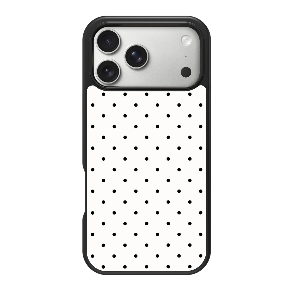Ivory Sprinkle design back view – iPhone 17 Pro Max case