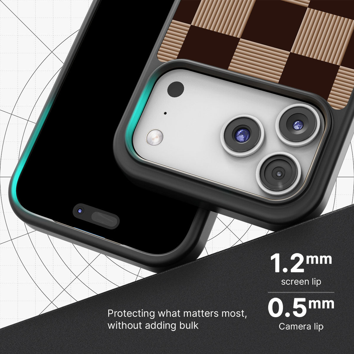 Latte Check - iPhone 17 Pro Max Case #case type_core (magsafe), #case type_core (non magsafe)