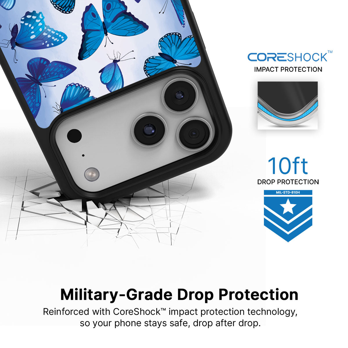 Magic Butterflies - iPhone 17 Pro Max Case #case type_core (magsafe), #case type_core (non magsafe)