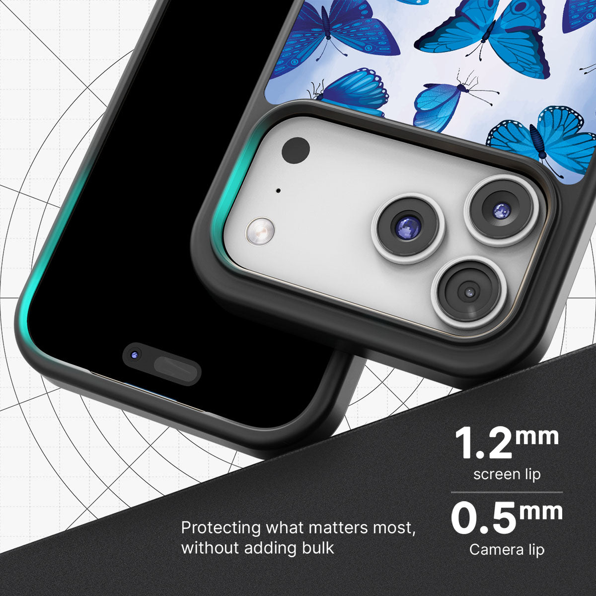 Magic Butterflies - iPhone 17 Pro Max Case #case type_core (magsafe), #case type_core (non magsafe)