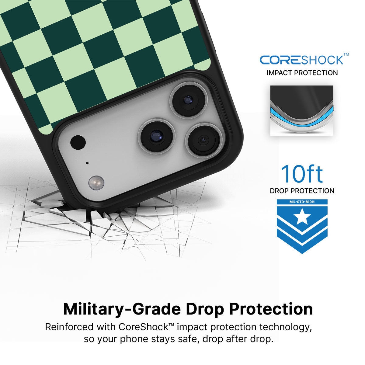 Mint Matrix - iPhone 17 Pro Max Case