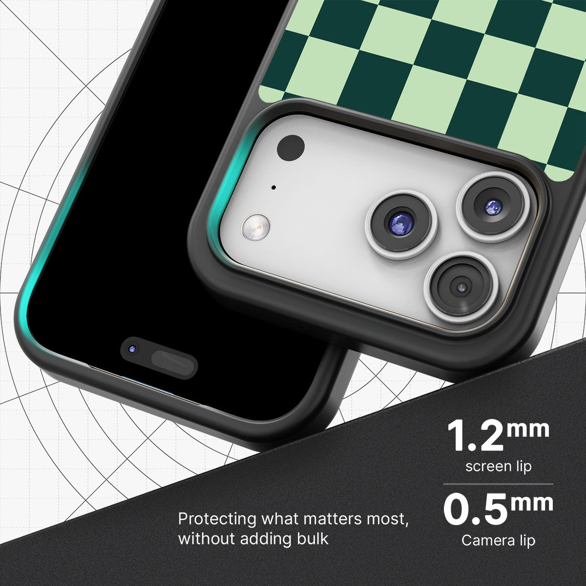 Mint Matrix - iPhone 17 Pro Max Case