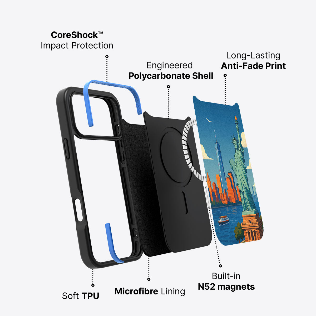 Newyork - iPhone 17 Pro Max Case #case type_core (magsafe)