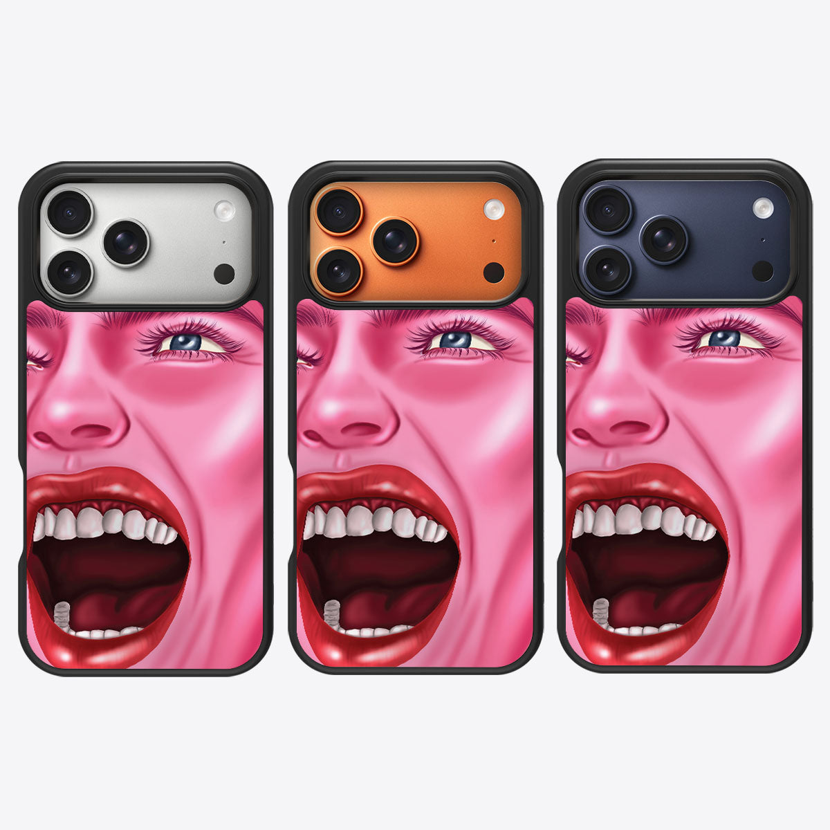 Pink Rage - iPhone 17 Pro Max Case #case type_core (magsafe), #case type_core (non magsafe)