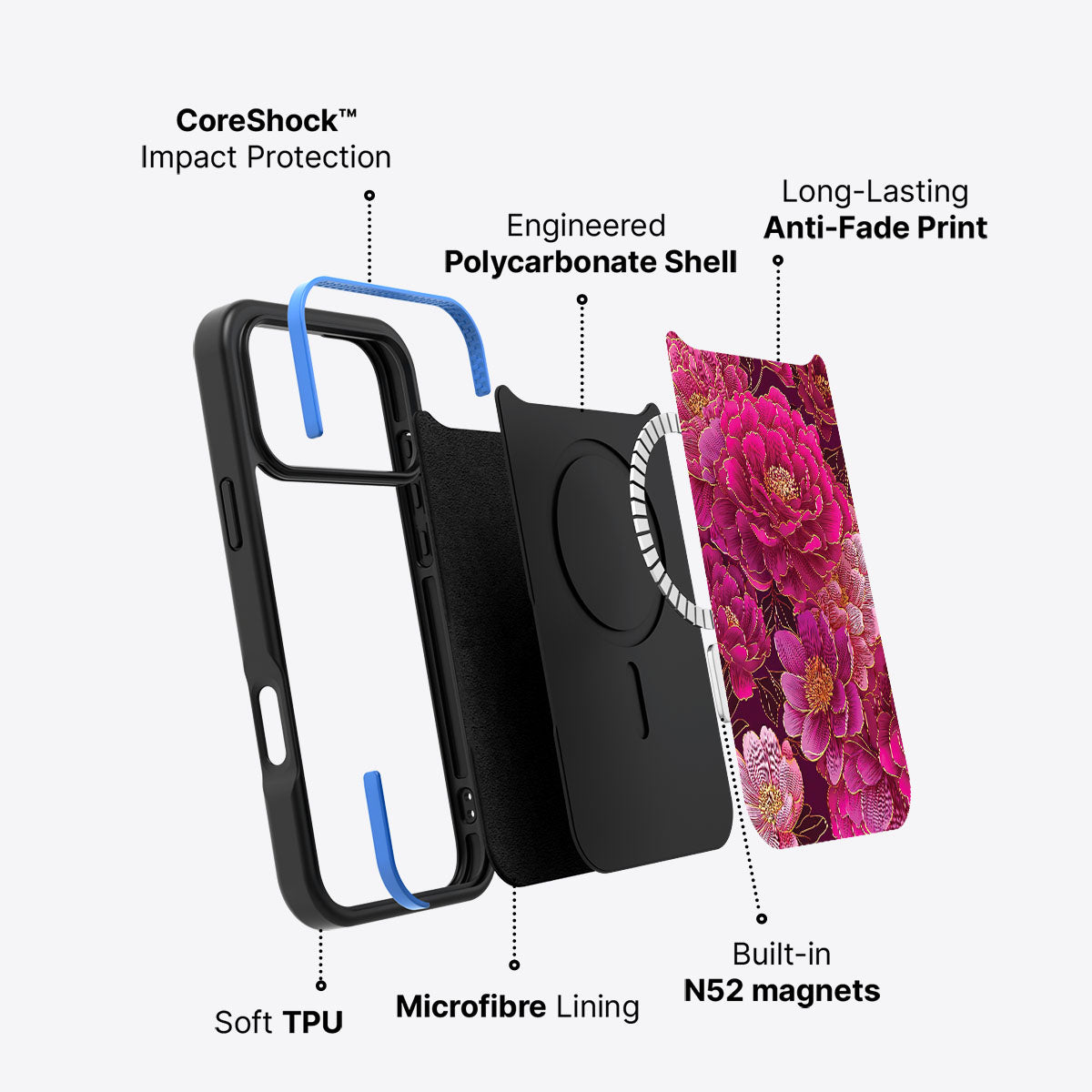 Pink Reverie - iPhone 17 Pro Max Case #case type_core (magsafe)