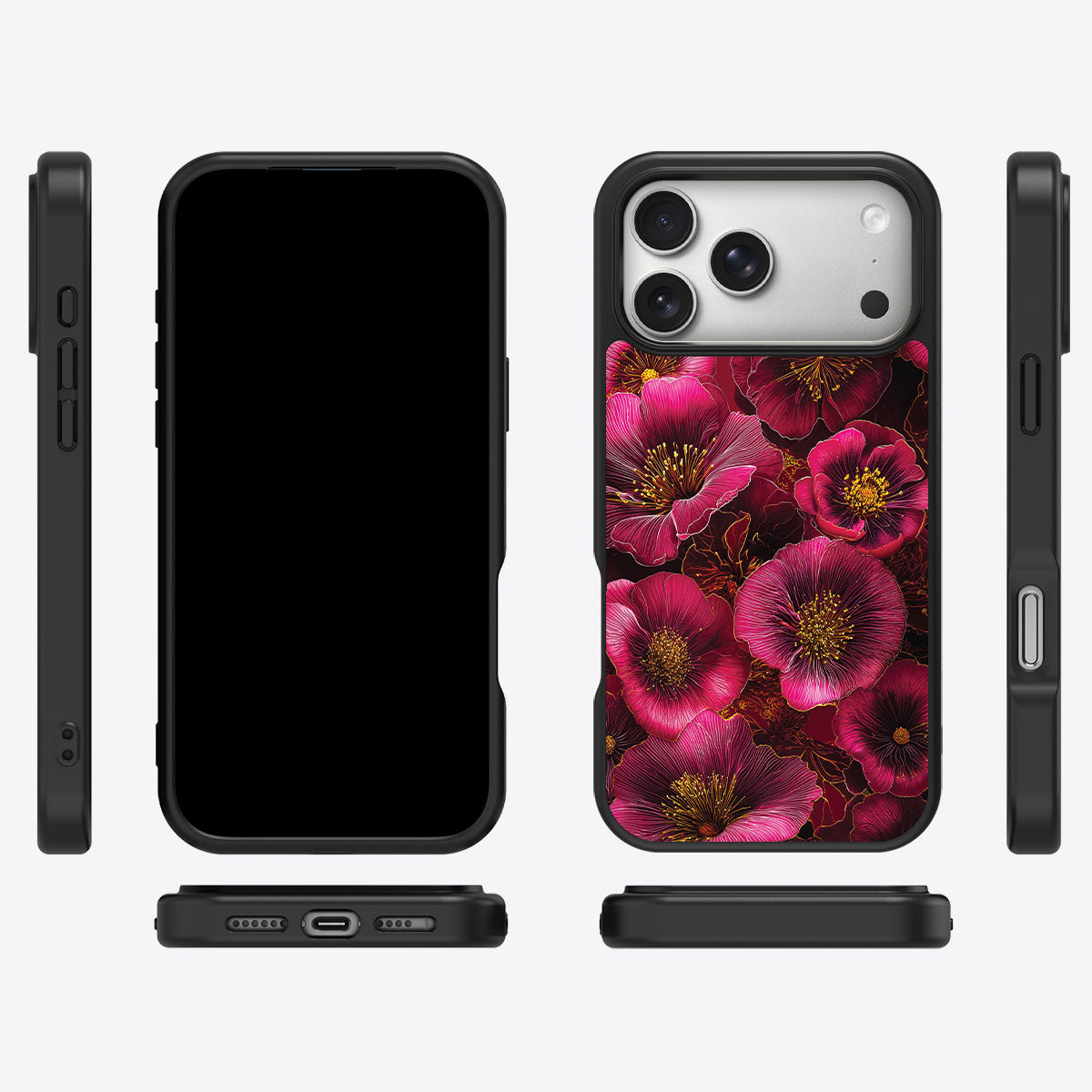 iPhone 17 Pro Max Case with MagSafe – Ruby Flora