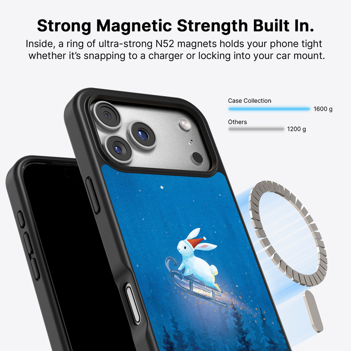 Santa Bunny - iPhone 17 Pro Max Case #case type_core (magsafe)