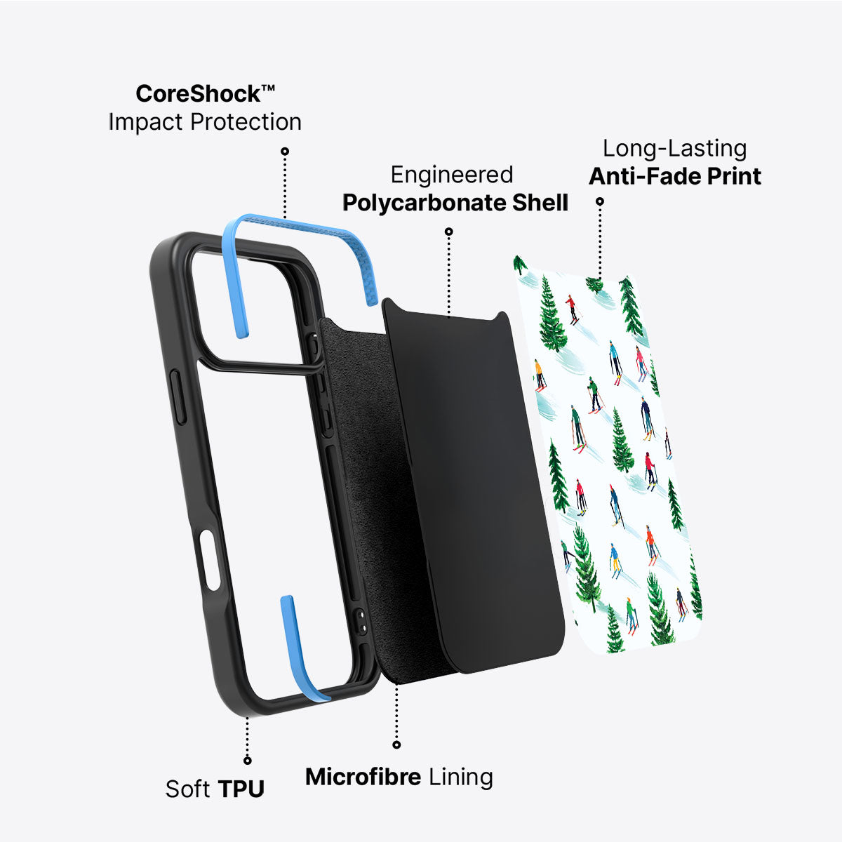 Ski Club - iPhone 17 Pro Max Case #case type_core (non magsafe)