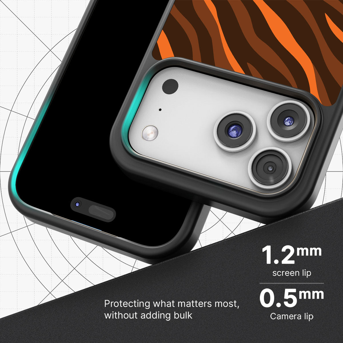 Tiger Trace - iPhone 17 Pro Max Case #case type_core (magsafe), #case type_core (non magsafe)