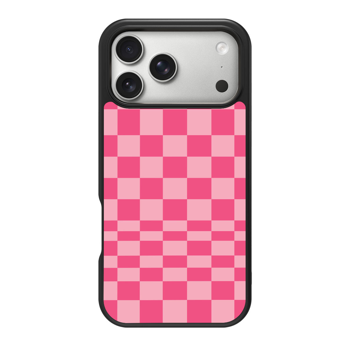 Candy Check design back view – iPhone 18 Pro Max case