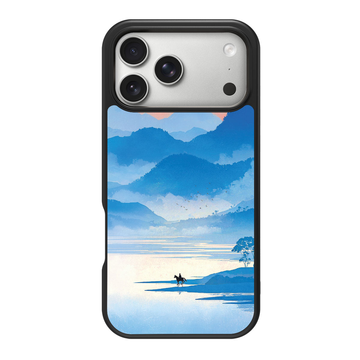 Globe Trotter design back view – iPhone 18 Pro Max case
