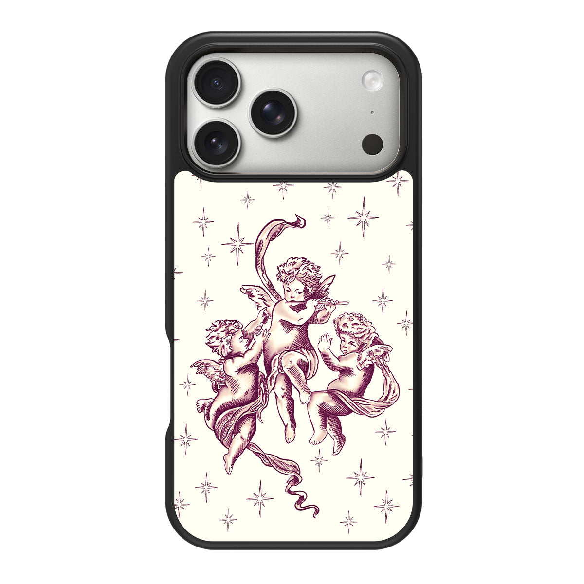 Herald Angels design back view – iPhone 18 Pro Max case