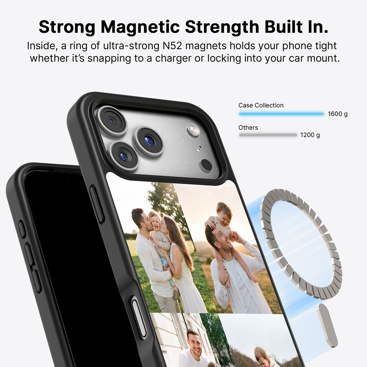 iPhone 18 Pro Max MagSafe case – personalised photo collage