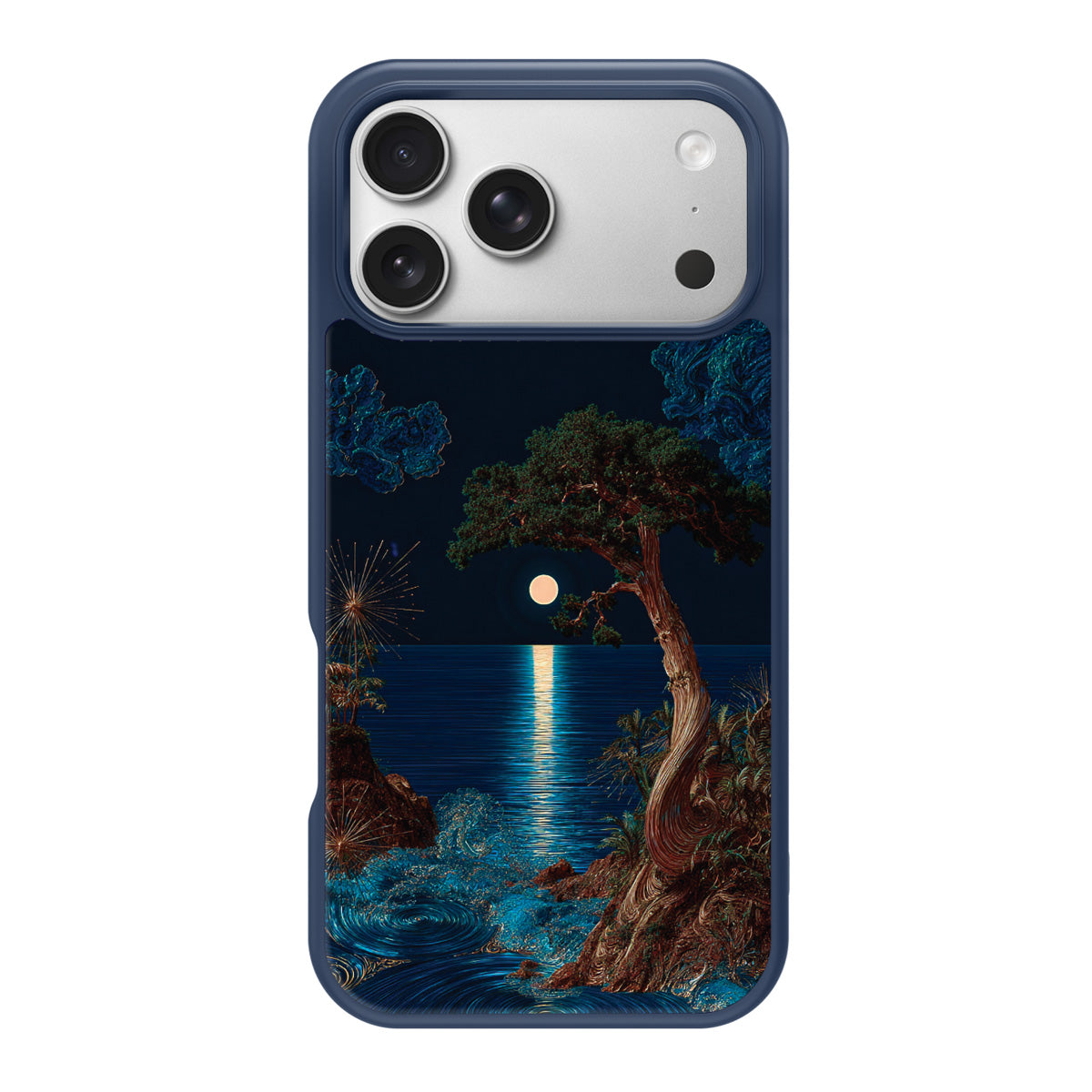 Quiet Moon design back view – iPhone 18 Pro Max case