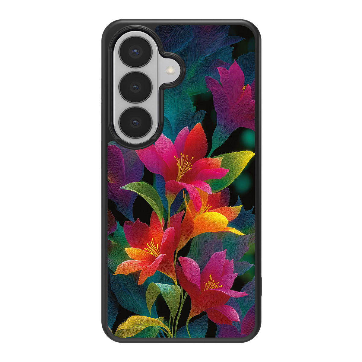 Jungle Bloom design back view – Samsung Galaxy S26 Plus case