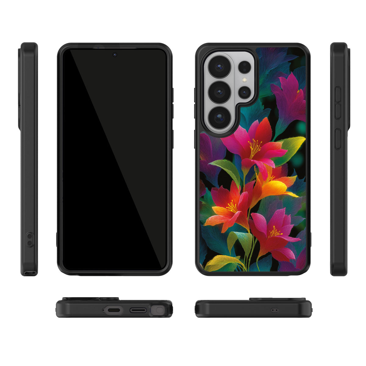 Jungle Bloom Samsung Galaxy S26 Ultra case – multi-angle view