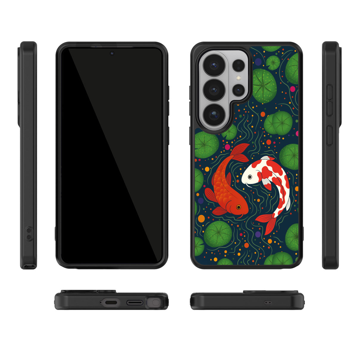 Koi Fish Samsung Galaxy S26 Ultra case – multi-angle view
