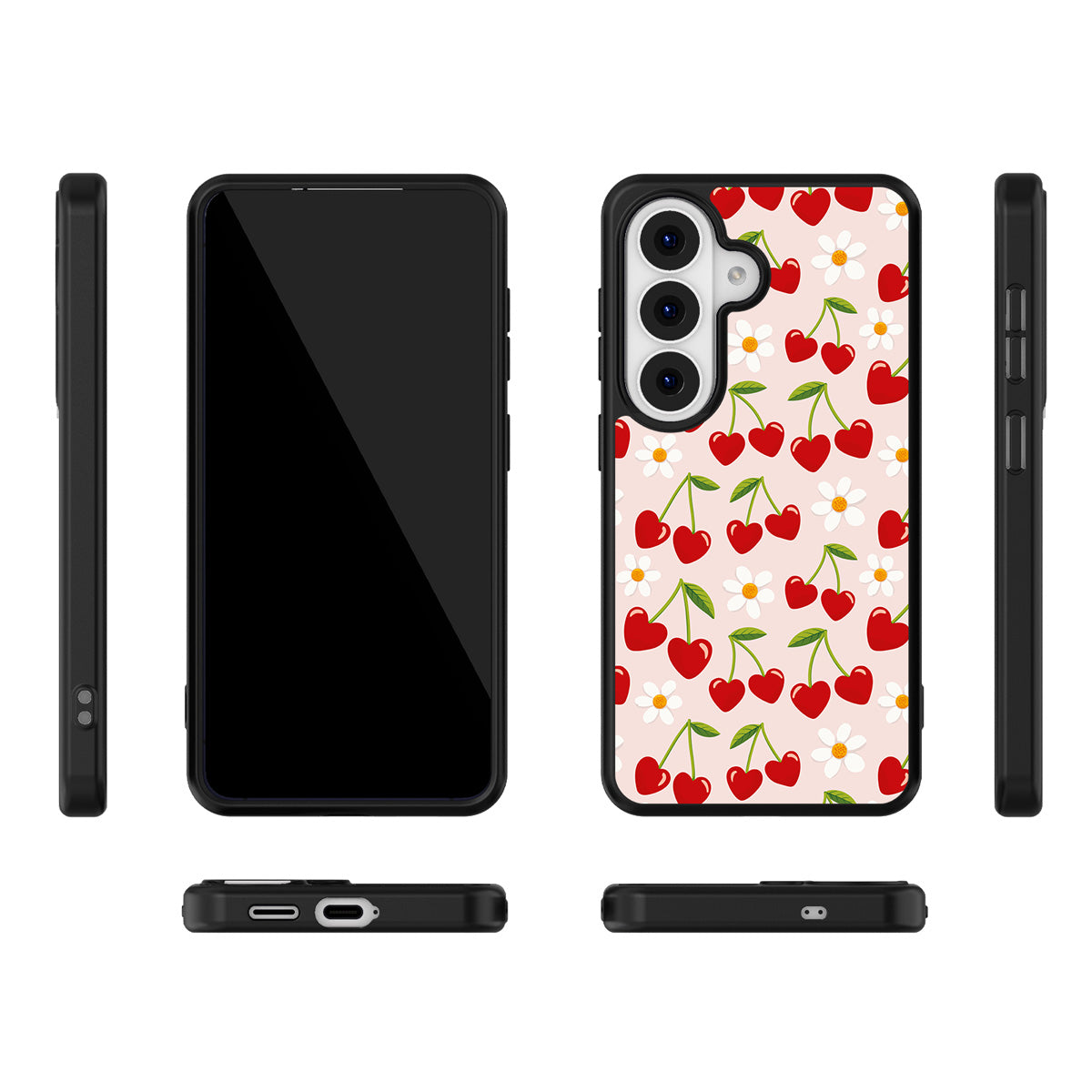 Love Cherry Samsung Galaxy S26 Plus case – multi-angle view