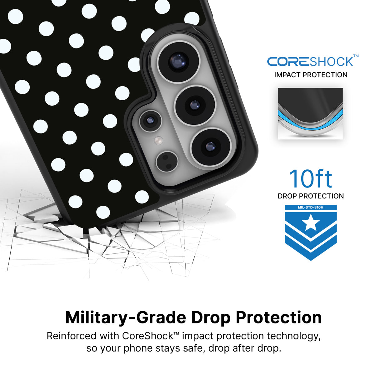 Noir Elite Samsung Galaxy S26 Ultra case with 10ft military-grade drop protection