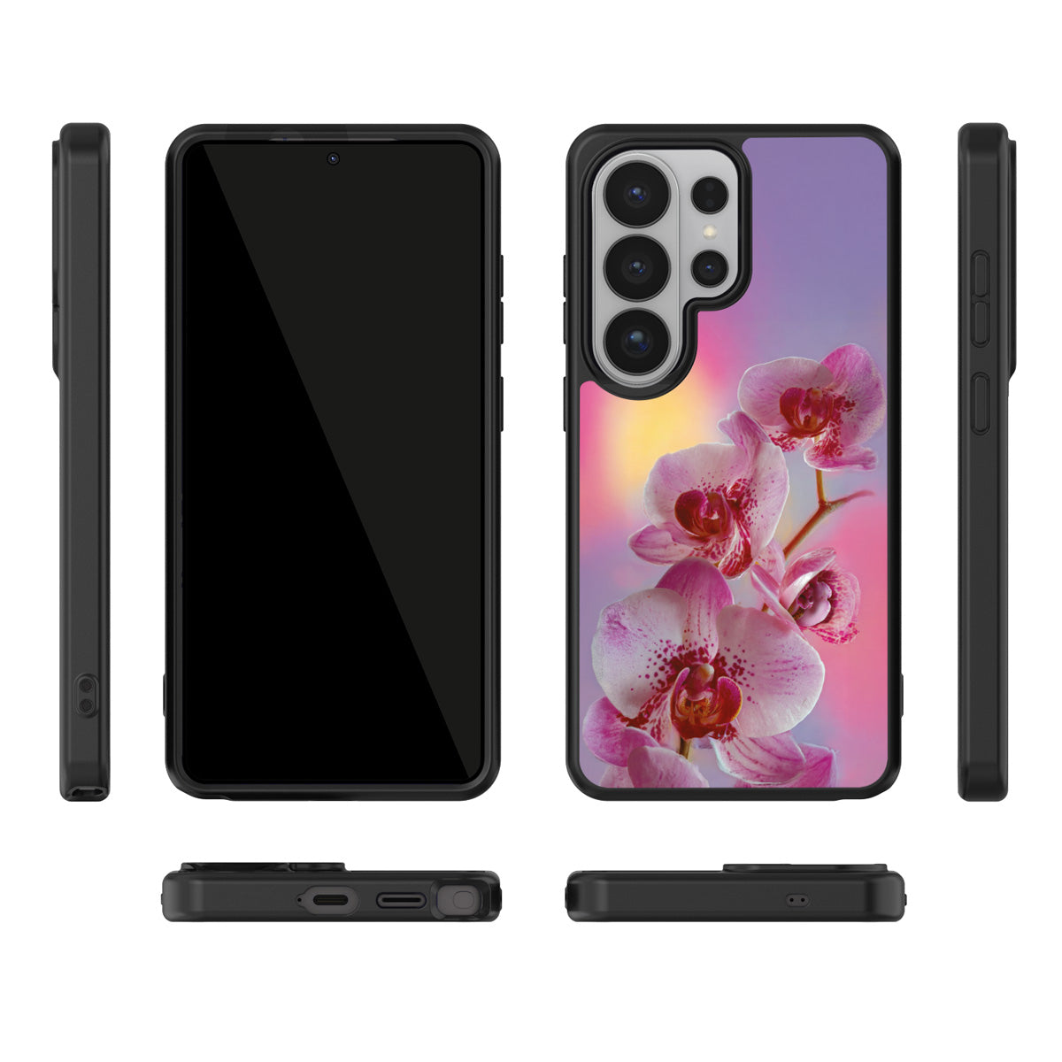 Orchid Dream Samsung Galaxy S26 Ultra case – multi-angle view