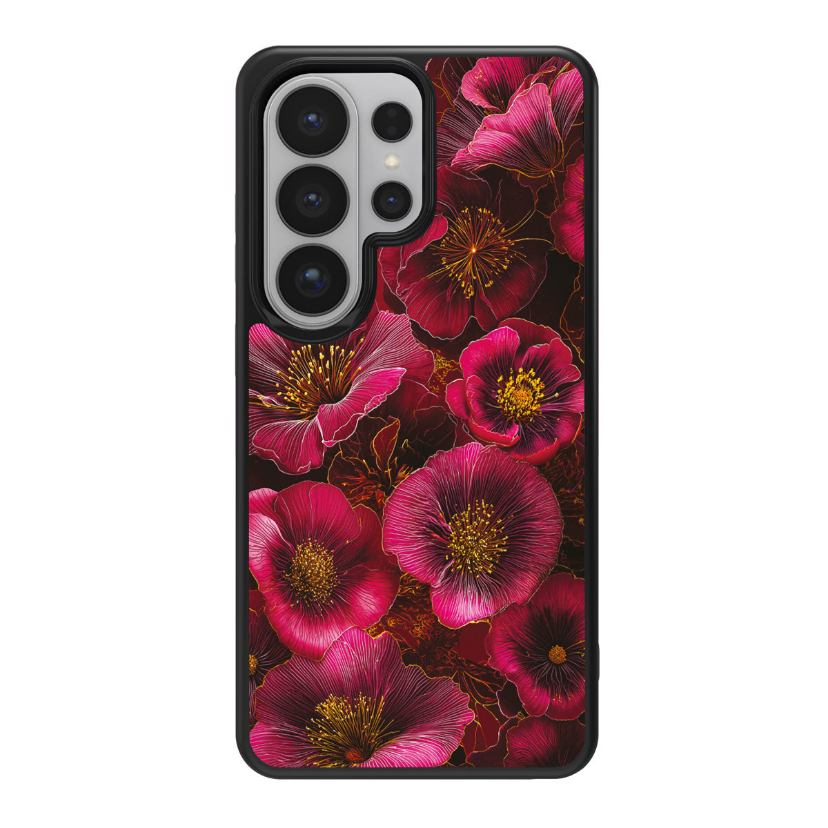 Ruby Flora design back view – Samsung Galaxy S26 Ultra case