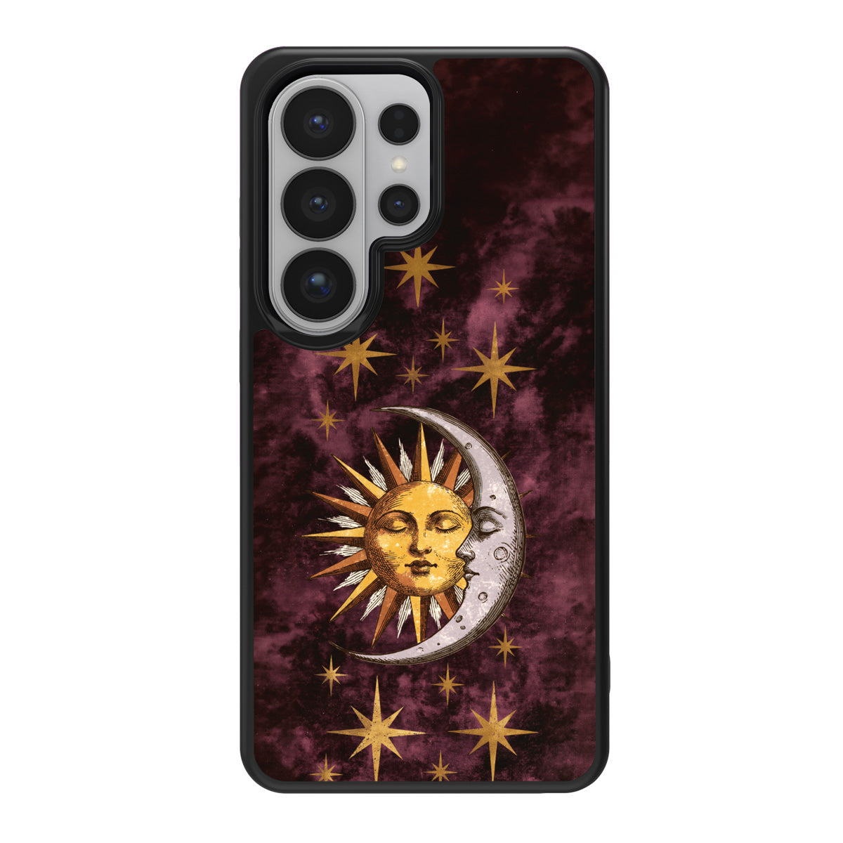 Sun and Moon design back view – Samsung Galaxy S26 Ultra case