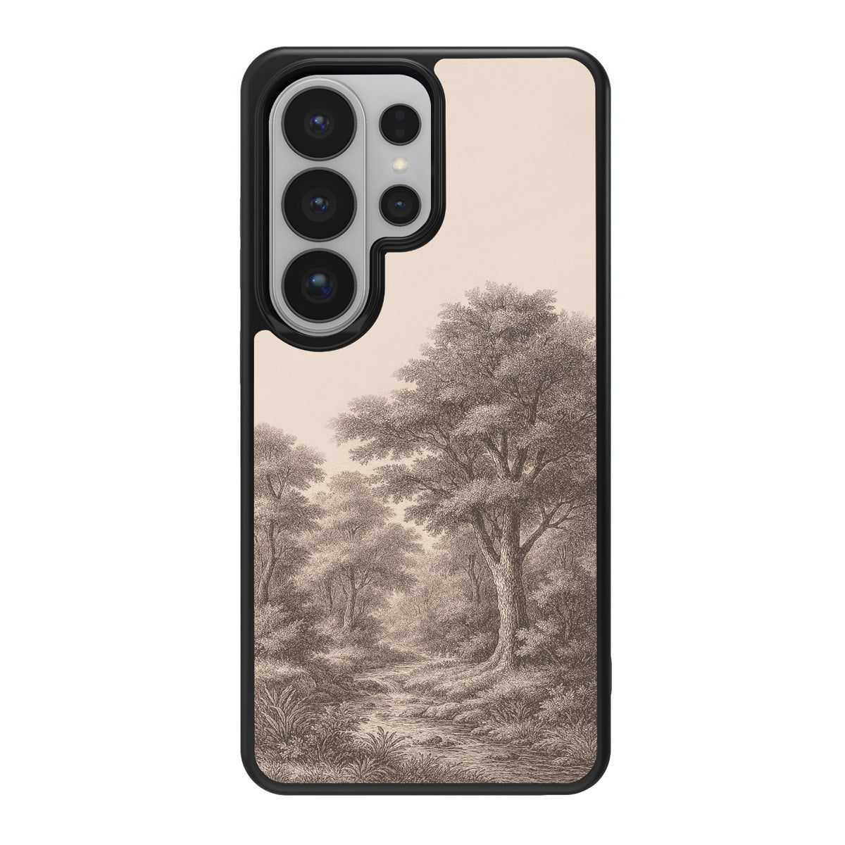 Woodland design back view – Samsung Galaxy S26 Ultra case