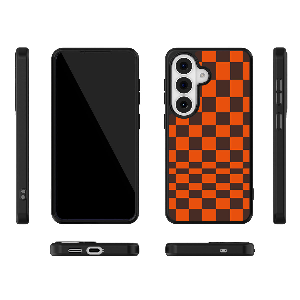 Amber Pop Samsung Galaxy S26 case – multi-angle view