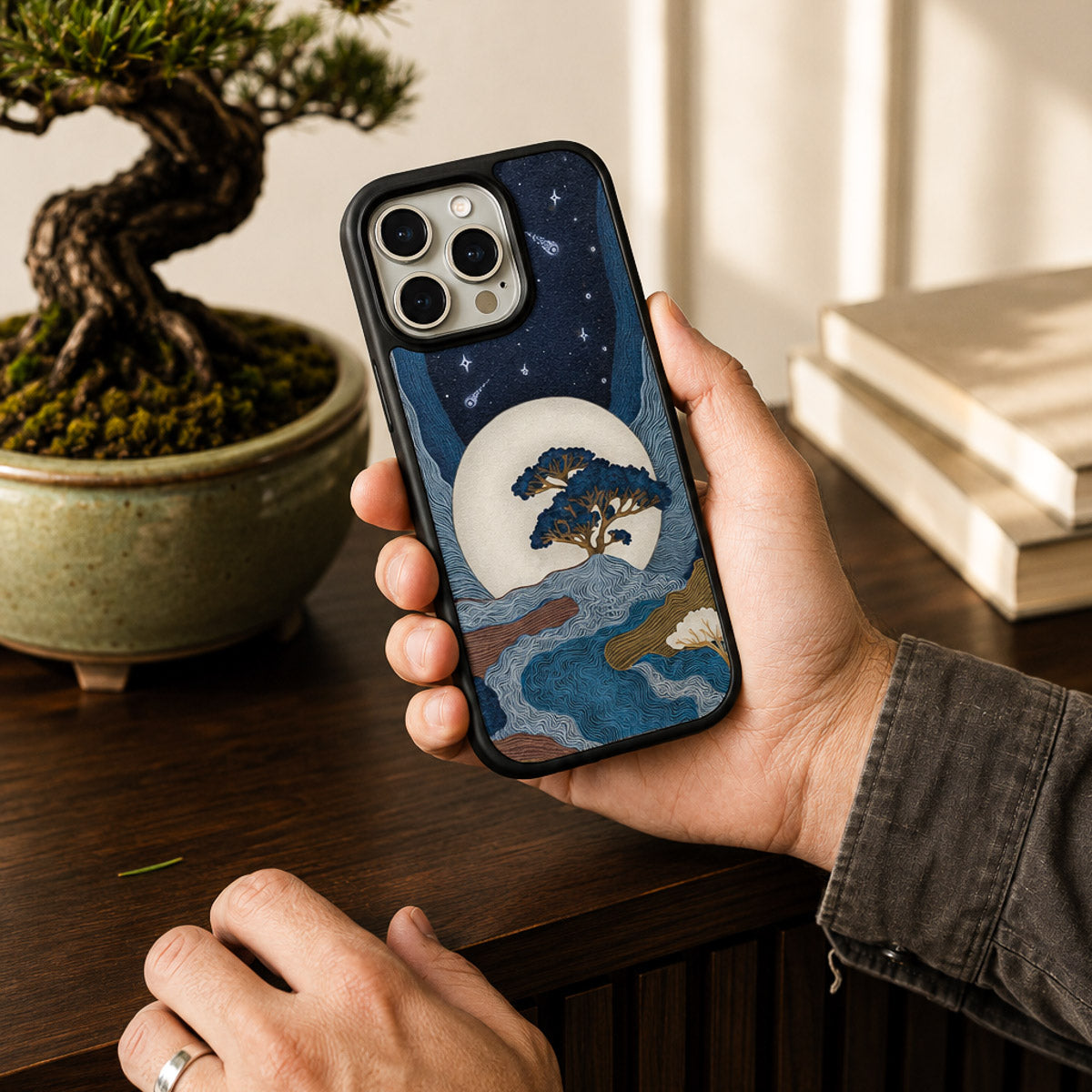 Japanese Art Designer iPhone 16 Pro Max Case – Aura Farming | MagSafe — view 2