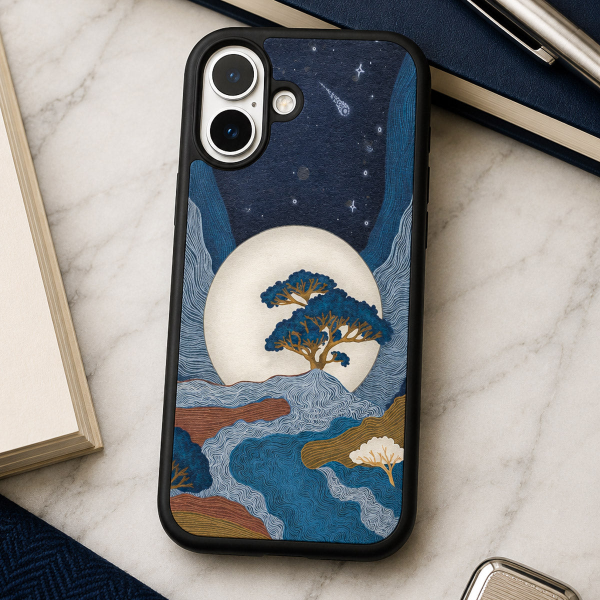 Japanese Art Designer iPhone 17 Case – Aura Farming | MagSafe — view 3