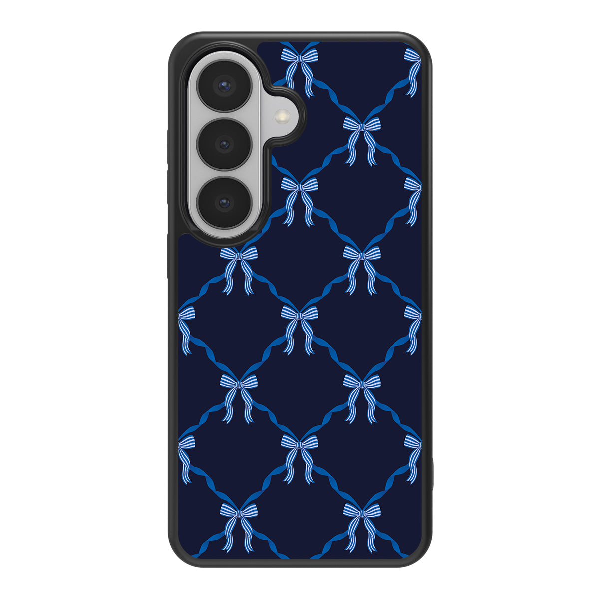 Azure Elegance design back view – Samsung Galaxy S26 Plus case