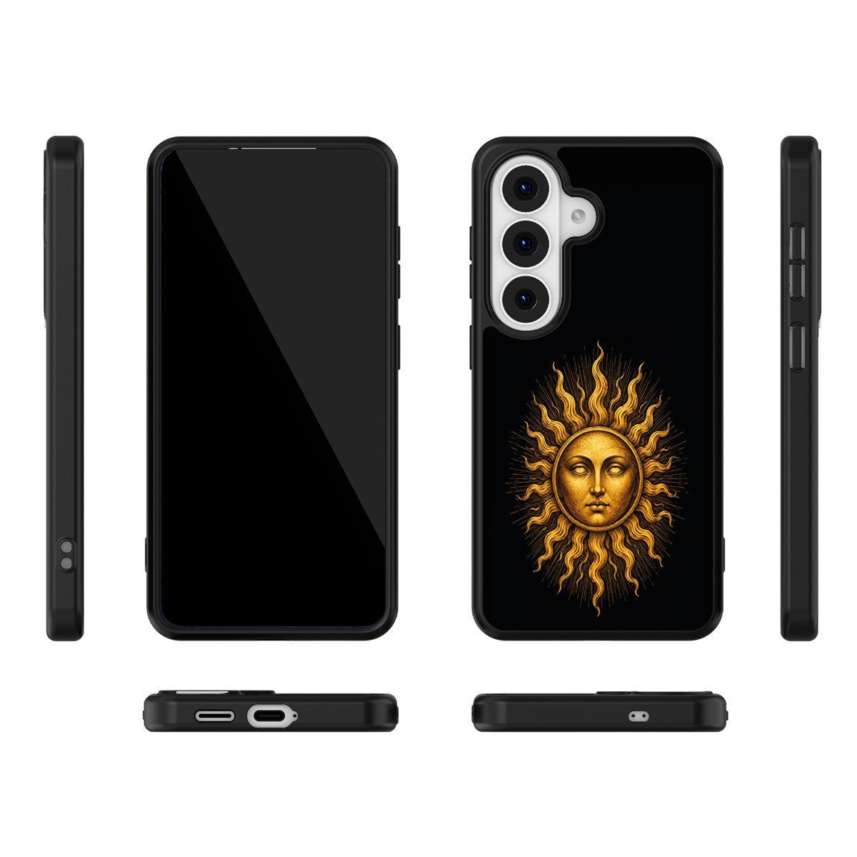 Celestial Sun Samsung Galaxy S26 Plus case – multi-angle view