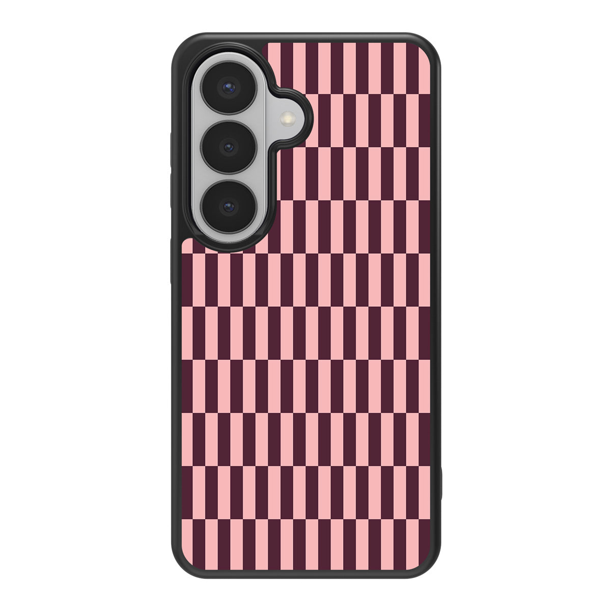 Claret Stack design back view – Samsung Galaxy S26 Plus case