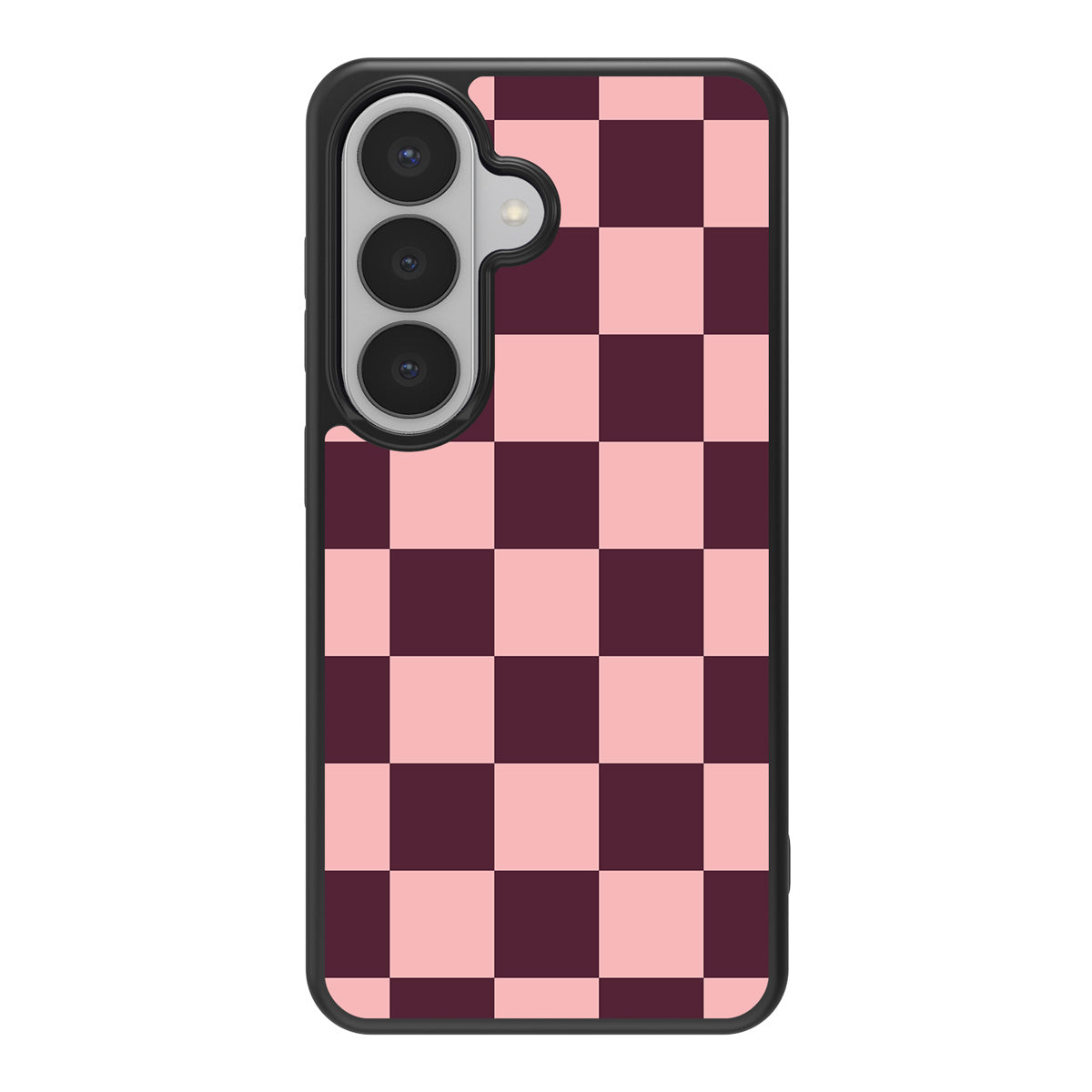 Claret Tile design back view – Samsung Galaxy S26 case