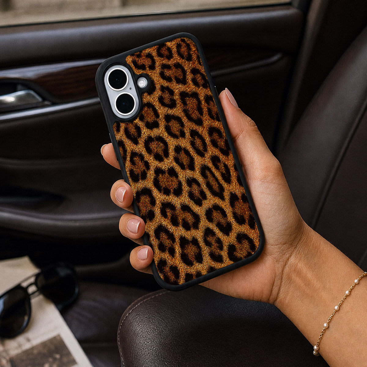 Animal Print Designer iPhone 17 Case – Classic Leopard | MagSafe — view 2