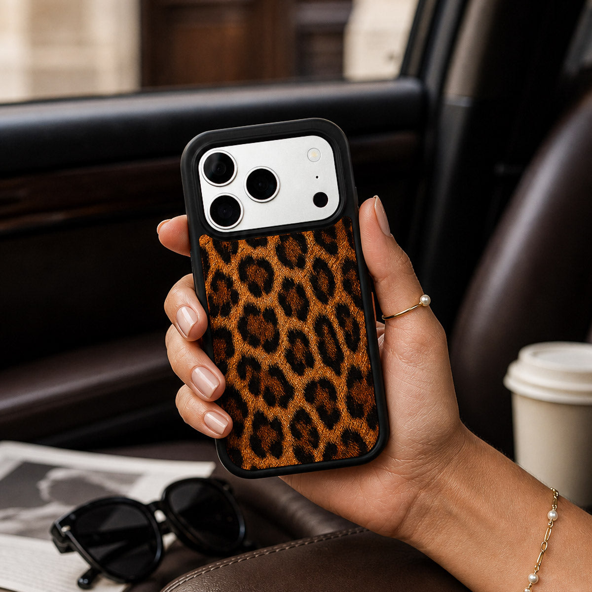 Animal Print Designer MagSafe Case – Classic Leopard | MagSafe — view 3