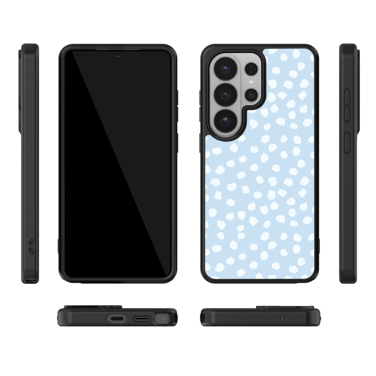 Cloud Dots Samsung Galaxy S26 Ultra case – multi-angle view