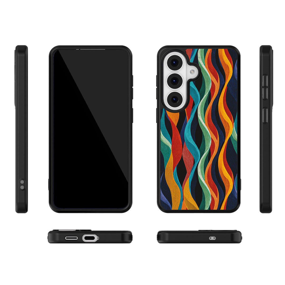Coastal Waves Samsung Galaxy S26 case – multi-angle view