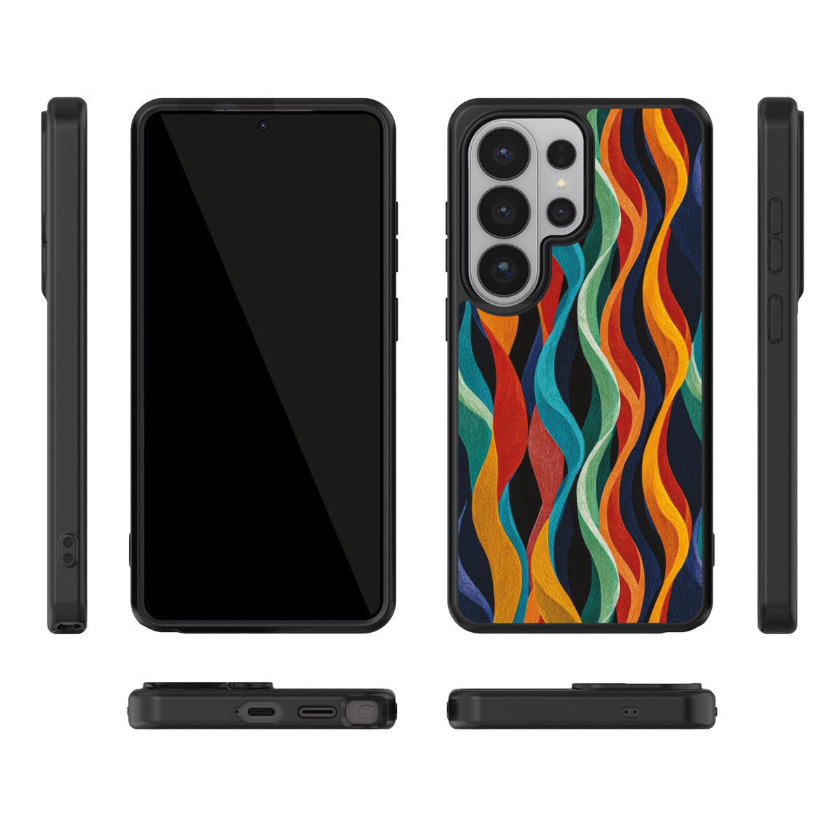Coastal Waves Samsung Galaxy S26 Ultra case – multi-angle view
