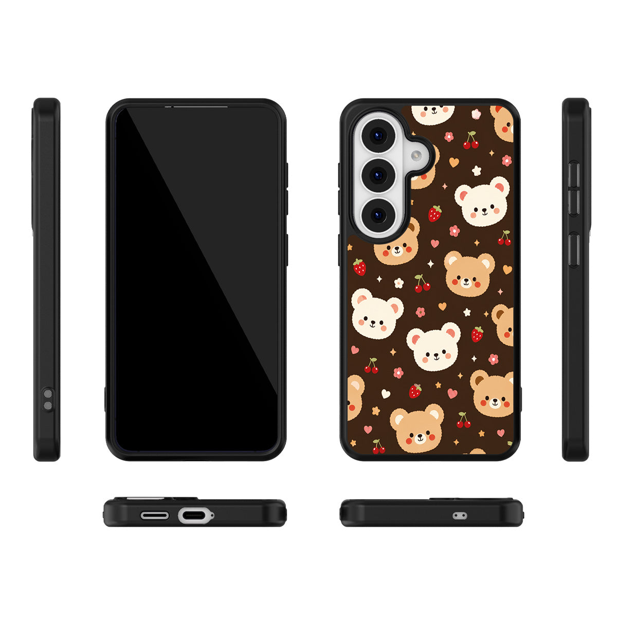 Cocoa Cuddles Samsung Galaxy S26 case – multi-angle view