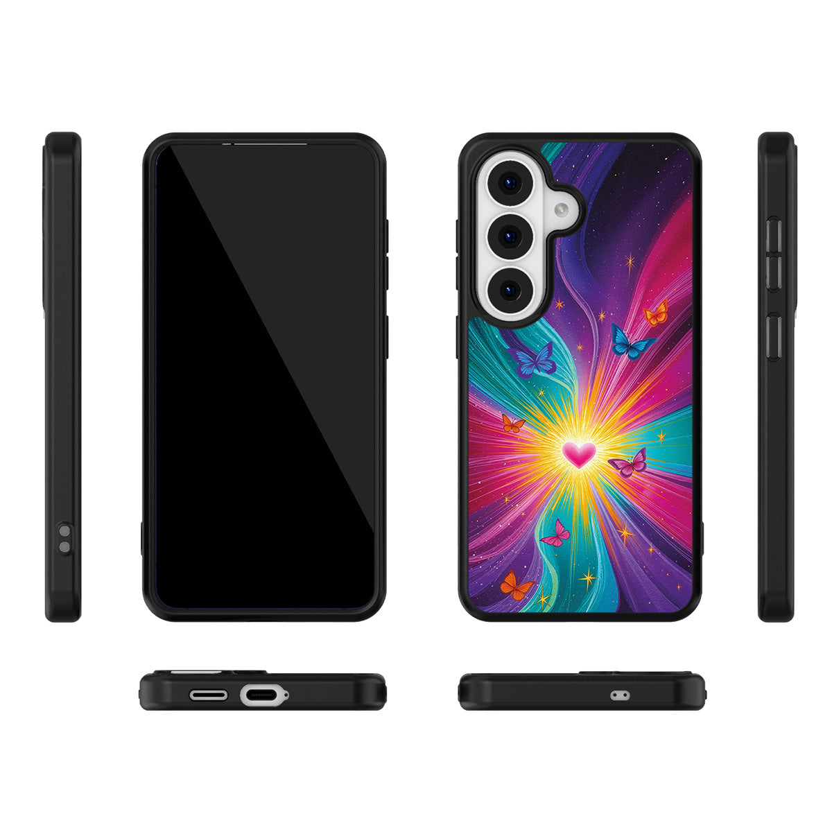 Cosmic Aura Samsung Galaxy S26 Plus case – multi-angle view