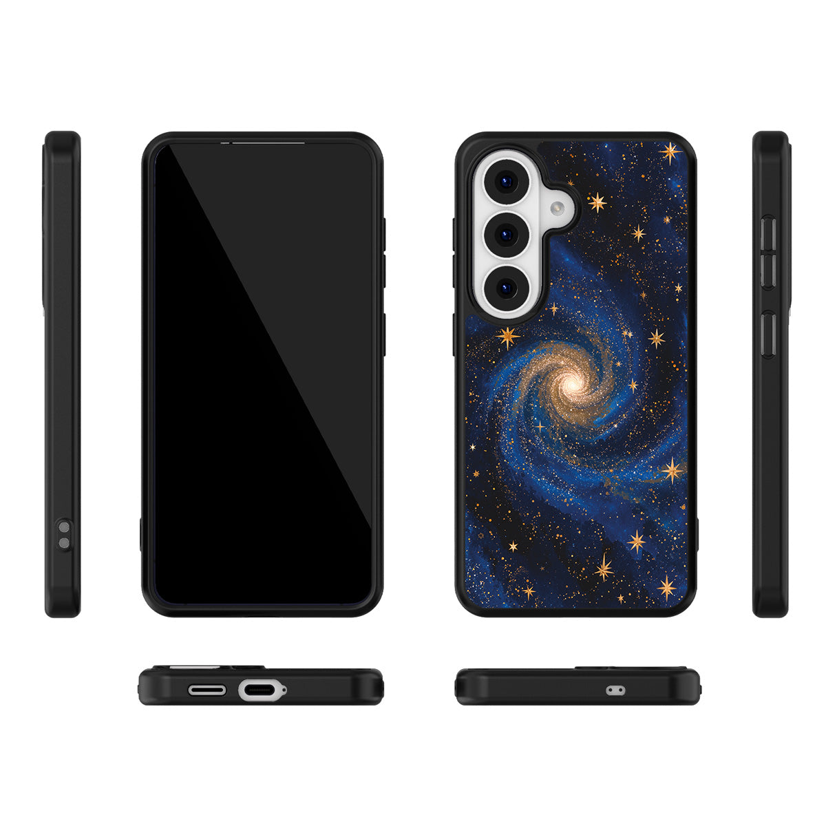 Cosmic Tide Samsung Galaxy S26 Plus case – multi-angle view