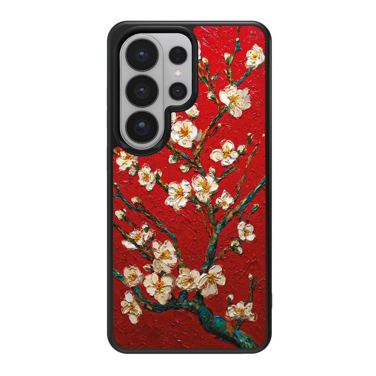 Crimson Blossom design back view – Samsung Galaxy S26 Ultra case