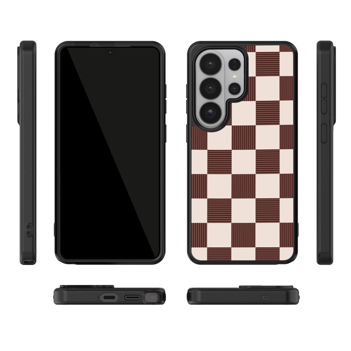 Elegance Espresso Samsung Galaxy S26 Ultra case – multi-angle view
