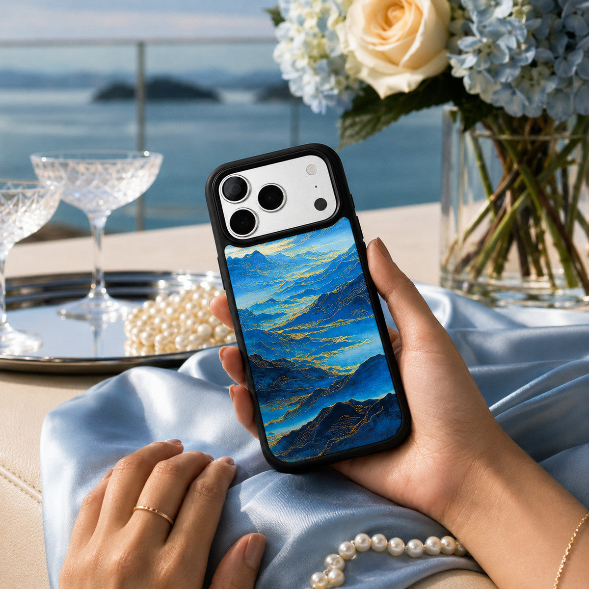 Blue Mountain Designer MagSafe Case – Ethereal Dawn | MagSafe — view 3