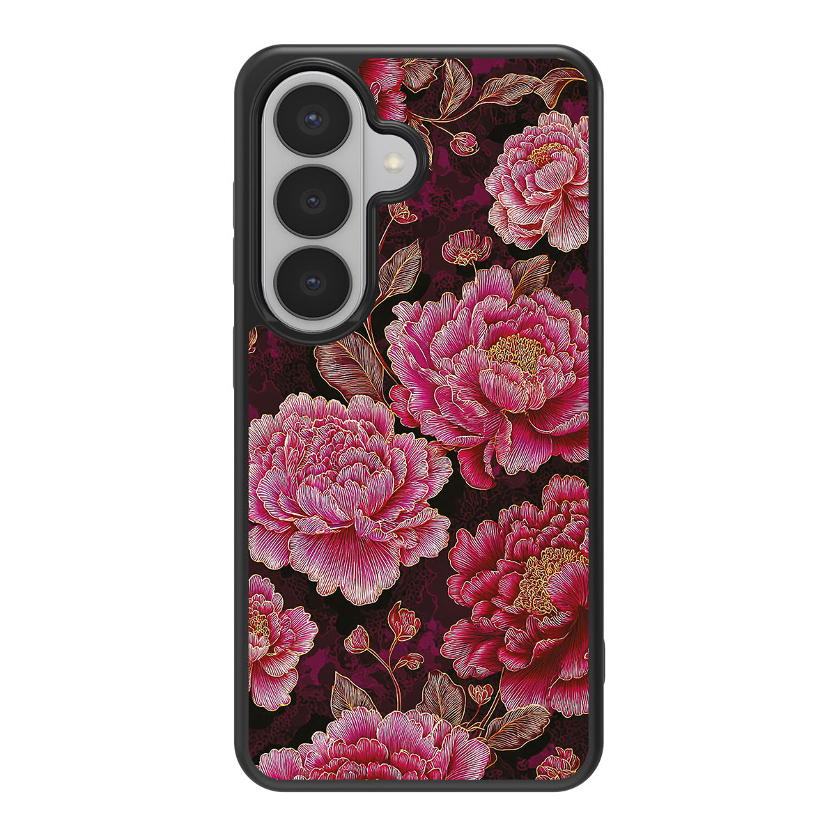 Floral Opulence design back view – Samsung Galaxy S26 Plus case