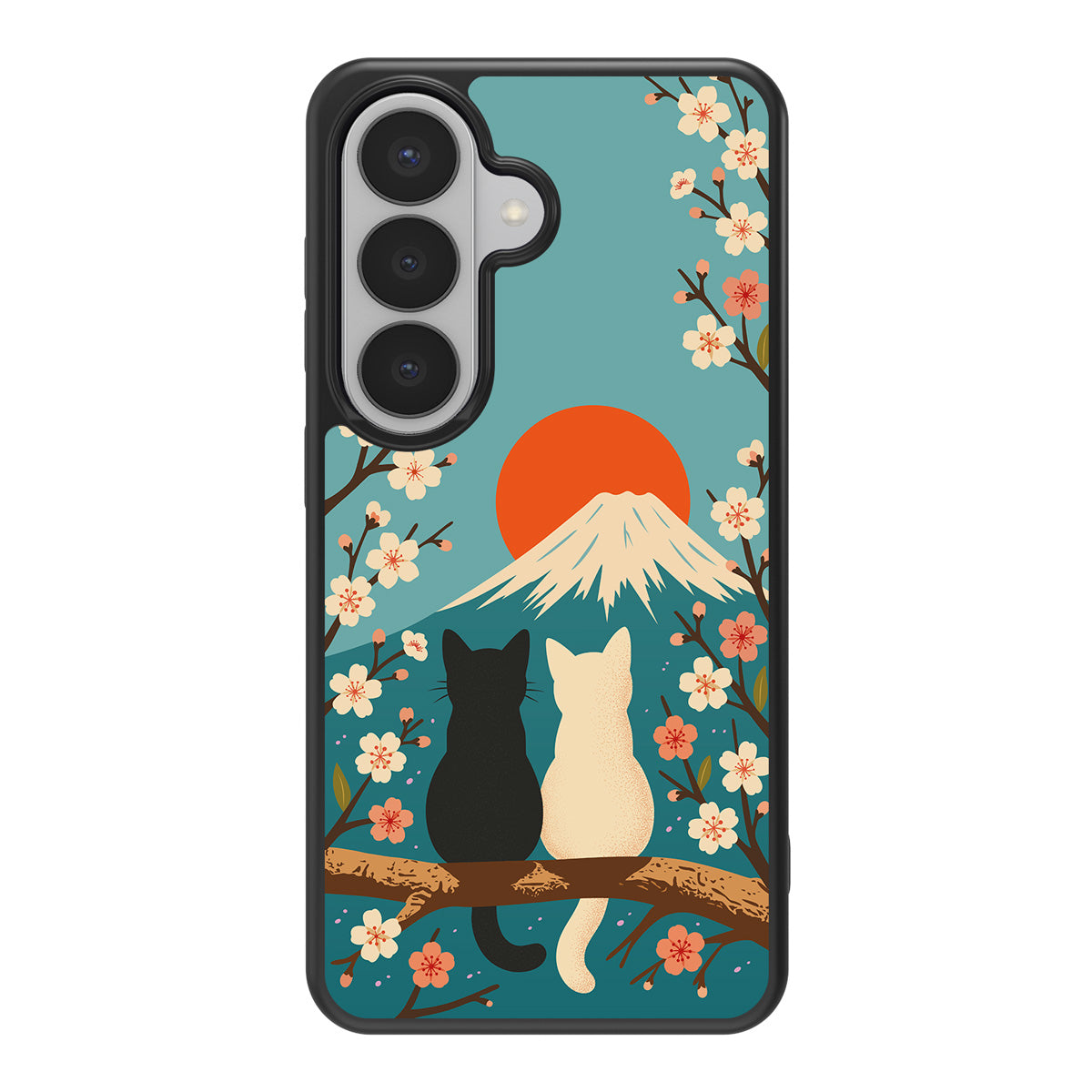 Fuji Cats design back view – Samsung Galaxy S26 Plus case